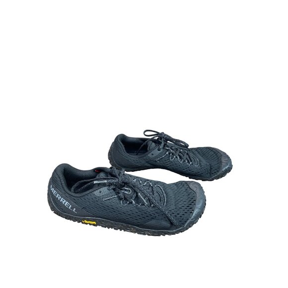 Merrell Vapor Glove 6 Vibram womans black mesh Trail Running sneakers Sz 9 - Picture 4 of 15